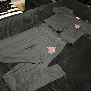 Rose Athleisure Set, Sm/Med